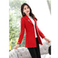 Autumn Winter Elegant Brooch Women Coats Warm Woolen Long Sleeve Slim Outwear Lapel Cardigan Jacket