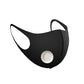 Cotton Black White Valve Mouth Face Masks Anti PM2.5 Dust Maske Washable Reusable Mouth Cover Filter