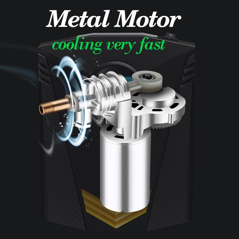 Portable Car Air Compressor DC 12V Tire Inflator Air Pump 150 PSI Auto Air Pump for Car Motorcycle Tire Pump