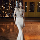 High-end Evening Dress Female Temperament Noble Fishtail Long Banquet Host Dress Skirt Skirt Queen