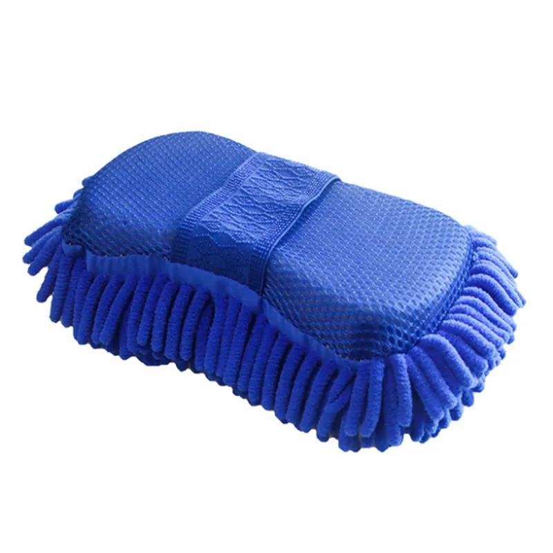 Chenille Sponge Wipe Large Car Wash Sponge Block Super Decontamination Wipe Car Gloves Car Cleaning Tools Car Supplies