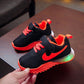 Children's Shoes Lightweight Air Cushion Shock Absorption Children's Boys and Girls Luminous Shoes