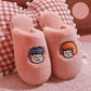 Autumn and Winter Couple Cotton Slippers Casual Warm Flat Shoes Indoor Non-slip Cotton Shoes Soft Shoes