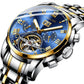 Watch Men Skeleton Automatic Mechanical Watch Gold Skeleton Vintage Man Watch Mens Watch Luxury