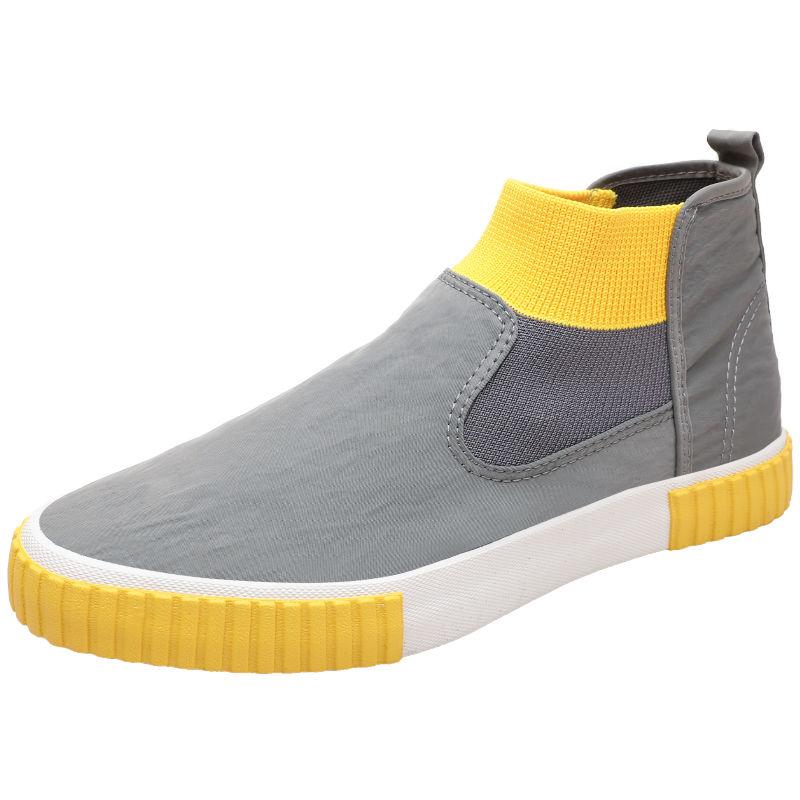 Korean Style All-match Casual Shoes Lazy One-foot High-top Men's Sneakers Men's Trendy Shoes