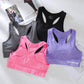 Women's Sports Underwear Wear Shockproof Running Without Steel Ring Bra Gather Gym Fitness Bra Yoga Vest Push Up Bra Top