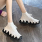 Socks Shoes Women Korean Style Trendy Women's Shoes High-top Thick-soled Sports Daddy Shoes