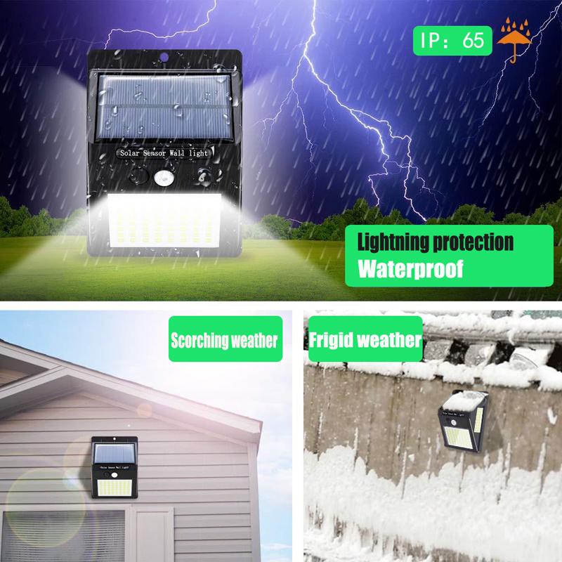 All-in-one Solar Light Household Indoor Outdoor Garden Light Automatic Human Body Induction Light Waterproof LED Wall Light
