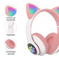Cat Ear Headset Bluetooth 5.0 Bass Noise Reduction Adult Child Girl Headset Support Microphone