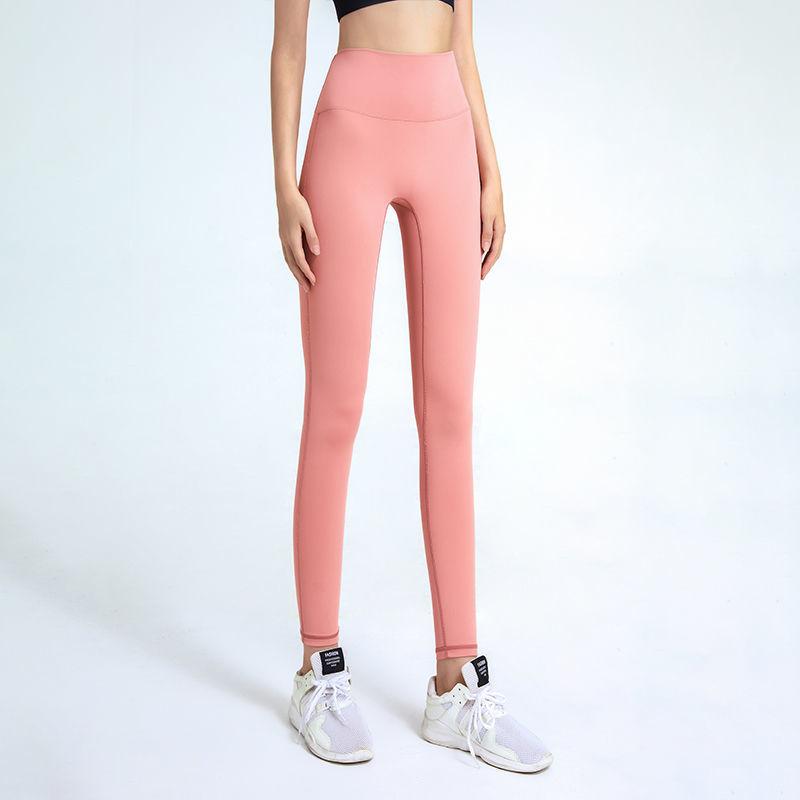 Women's High-waist Leggings Hip-lifting Fitness Trousers Seamless Stretch Yoga Pants Quick-drying Nine-point Sports Pants Outer Wear