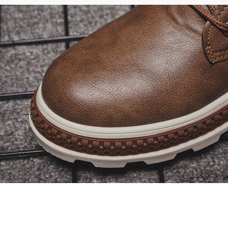 Autumn Winter Martin Boots Men Ankle Boots Casual Shoes Male Outdoor Tooling Shoes Desert Booties