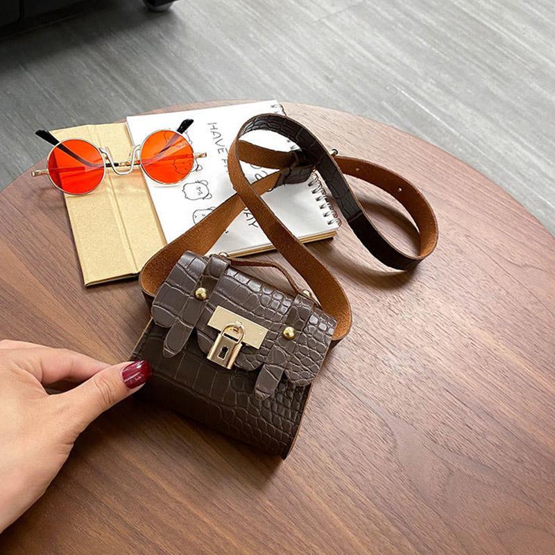 Small Waist Bag Women's Waist Fashion All-match Chest Bag Pin Buckle Belt Decoration Free Perforated Belt Detachable Mini Bag