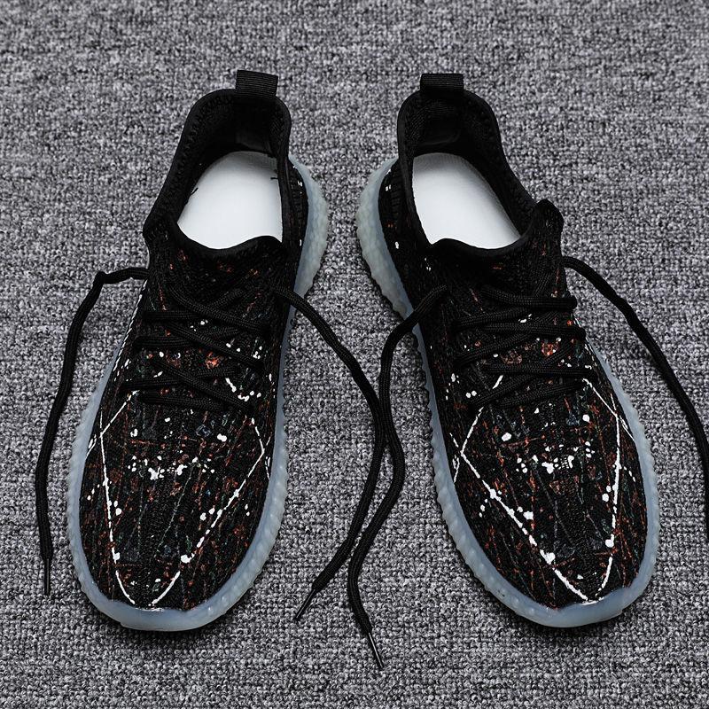 Luminous Gypsophila Men's Fluorescent Shoes Students' Leisure Sports Breathable Running Net Shoes