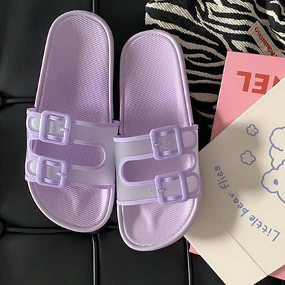 Cute Girl Heart Sandals and Slippers Student Home Fashion Non-slip Indoor Outdoor Sandals and Slippers Female Summer