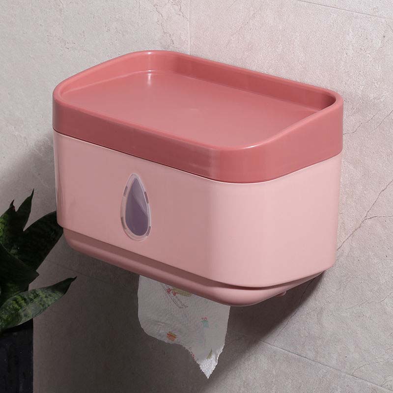 Toilet Paper Box Paper Box Bathroom Tissue Box Waterproof Toilet Paper Rack Wash Face Storage Box
