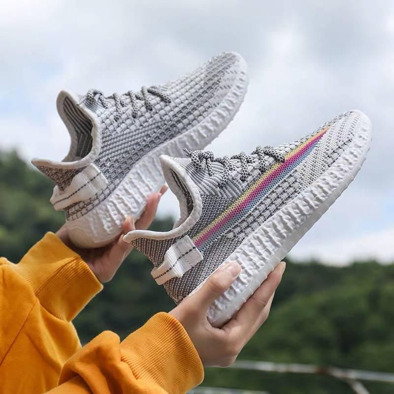 Chameleon Coconut Shoes Women's Sports Summer Breathable Ins Tide Baby Breath White Running Shoes