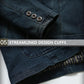 Men's Denim Casual Suit Jacket Spring and Autumn Loose Large Size Outerwear V Neck Denim Casual Jacket Long Sleeves Jackets