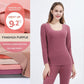 Seamless Thermal Underwear Suit Women Plus Velvet Thick Winter High Elastic Body Wear Slim Base
