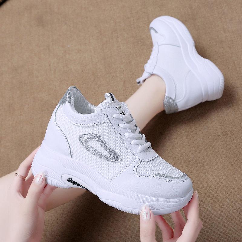 Women Shoes White Sneakers Women Vulcanize Shoes Platform Chunky Sneakers Casual Dad Shoes Basket