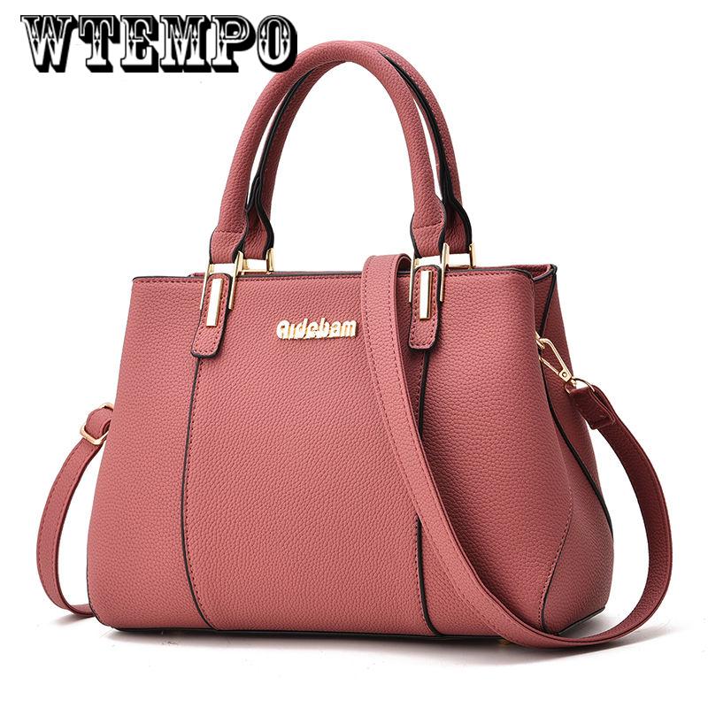 Genuine fashion leather handbags Europe and the United States trend shoulder diagonal bag handbag