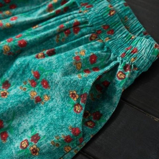 Cotton Casual Nine-point Pants Women's Trousers Summer Thin Pants Loose Radish Pants Harem Pants Old Pants Women
