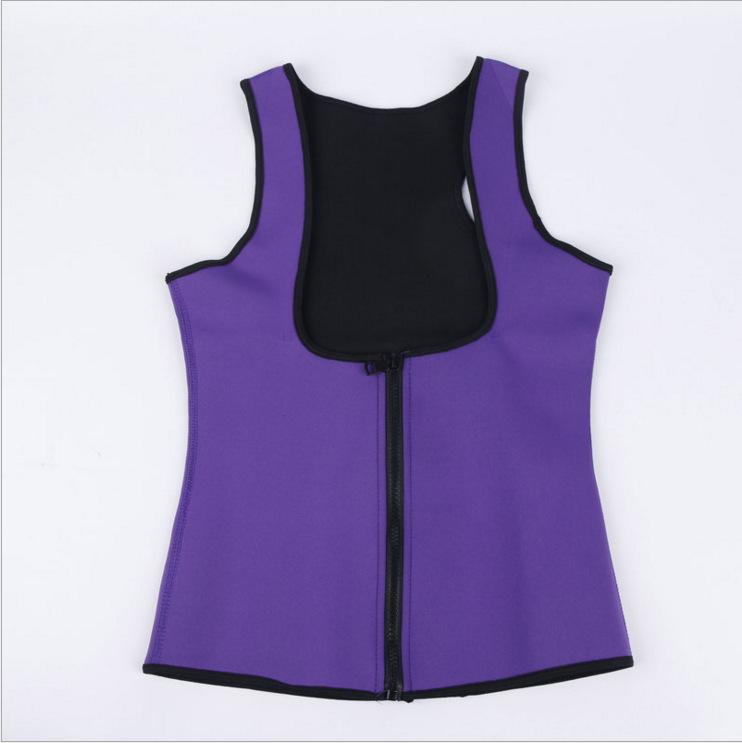 Zipper corset ladies corset Slim body rubber slimming underwear abdomen