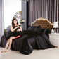 Sleeping Four-piece Pure Color Household Duvet Cover Sheet Student 4-piece Dormitory Bedding