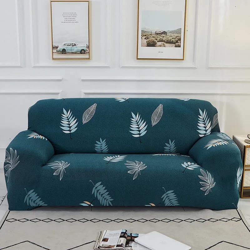 1/2/3/4 Seaters Marble Sofa Cover Slipcovers Elastic Armchair Slipcovers Dining Room Stretch Sofa Covers for Living Room