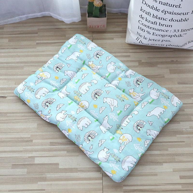 Pet Pad Four Seasons Universal Cat Dog Universal Mats Wear-resistant Cotton Linen Pad Cartoon Breathable Mattress