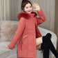 Winter Padded Jacket Women Winter Padded Jacket Mother Winter Jacket Padded Jacket Women Mid-length Thick and Removable