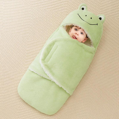 Baby Products Bag Is Held By Newborn In Autumn, Winter and Spring. It Is Thickened. Go Out Swaddling Towel Baby Sleeping Bag Is Warm and Anti Startle