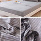 Three-piece Set Cotton Thick Mattress Protector Printed Bedspread Pillowcase Bedding