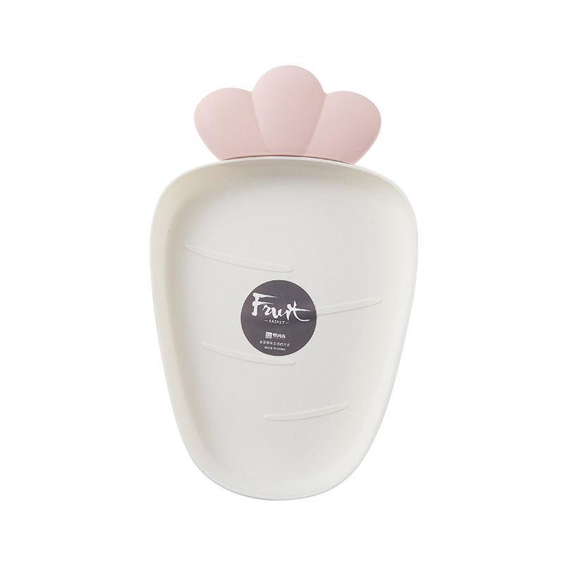 Net Celebrity Fruit Plate Home Living Room Coffee Table Creative Plate Snack Plate Girl Heart Cute Storage Box Plastic Plate