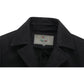 Men's Autumn and Winter Thick Woolen Coat Mid-length Slim Business Coat Winter Single-breasted Wool Trench Coat Solid Casual Suit Collar Warm Outfit