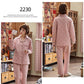 Home Service Suits Laminated Cotton Pajamas Women's Thin Quilted Thickening Large Size Air Cotton Warm Pajamas Fabric Is Soft Breathable and Lint
