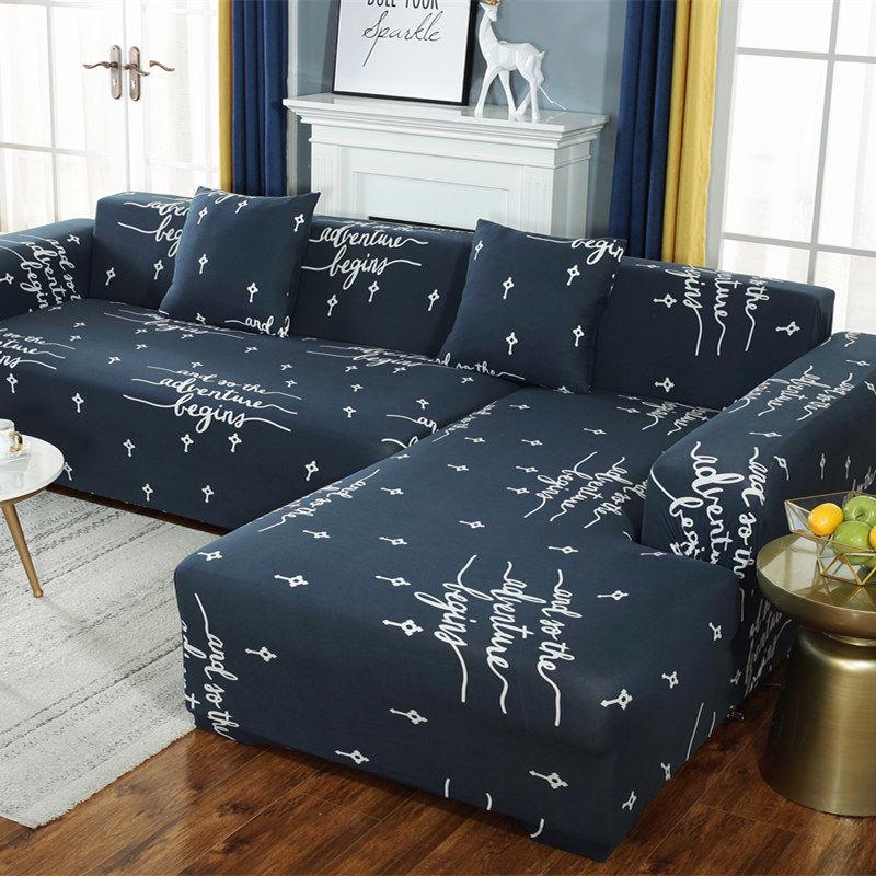 Sofa Cover Elastic Couch Cover for Sofa Sectional L Shaped Sofa Cover Chaise Longue for Living Room