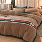 Winter Milk Velvet Four-piece Coral Velvet Thick Duvet Cover Double-sided Flannel Bedding