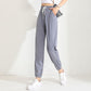 Ice Silk Stretch Quick-drying Pants Women's Summer Thin Section Beam Foot Breathable Loose Large Size Outdoor Running Sports Casual Pants