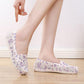 Female Mother Shoes Spring and Autumn Single Shoes Flat Shoes Summer  Plastic Beach Shoes Sandals Loafer Shoes for Women