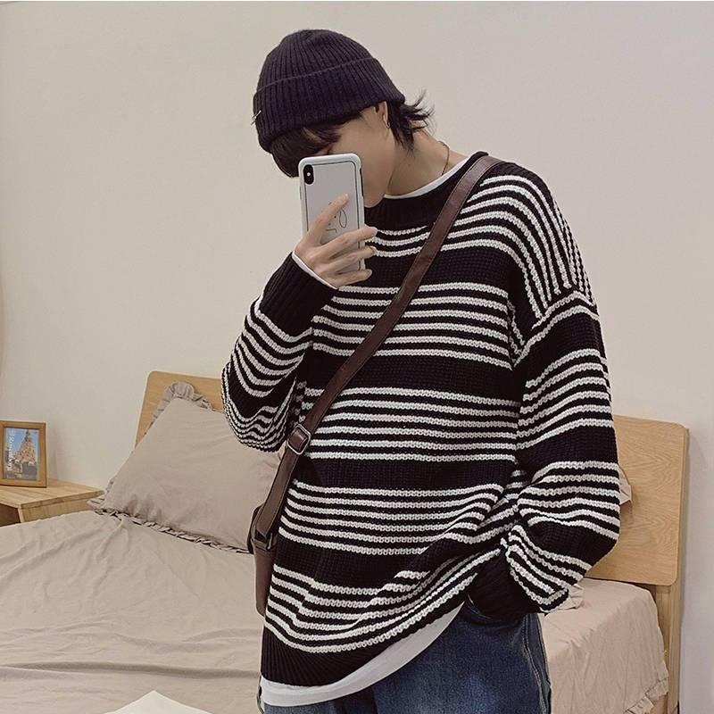 Autumn and Winter New Half-neck Sweater Female Students Loose Wild Thin Pullover Sweater Jacket