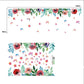 Floral Skirt Line Waist Line Pvc Waterproof Sticker Furniture Flower Wall Sticker Removable