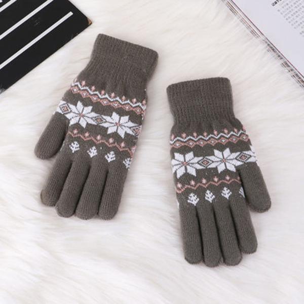Woman fashion gloves Plush Cotton gloves Windproof gloves Winter Warm gloves Thick gloves