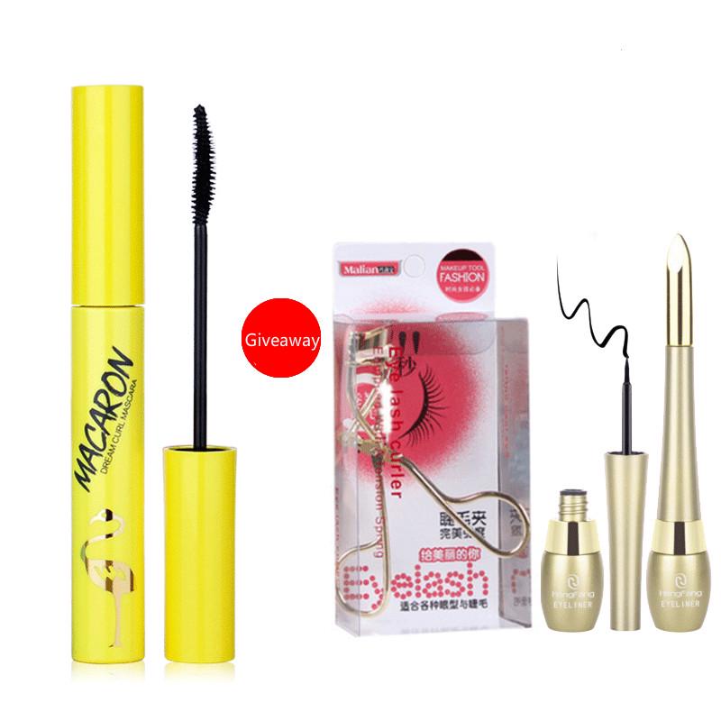 Mascara waterproof and sweat-proof elongated without smudging students thick curled big eye mascara