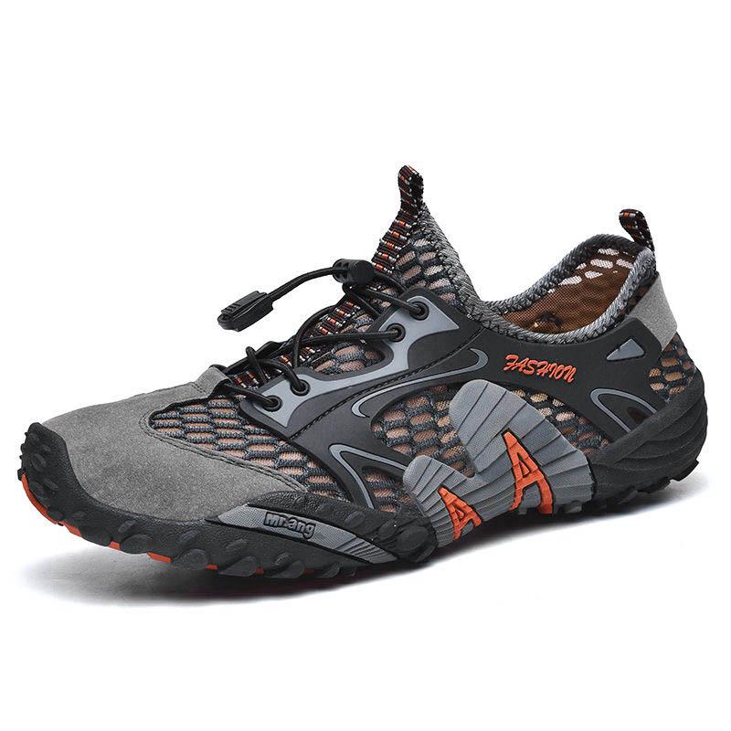 Plus Size 38-48 Summer Men Sneakers Hiking Shoes Lightweight Breathable Basketball Running Shoes Deodorant Waterproof Mesh Shoes
