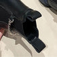 Chelsea Boots Martin Boots Women's Autumn and Winter Snow Boots Cotton Boots Plus Velvet Warm Shoes British Style Boots Smoke Boots