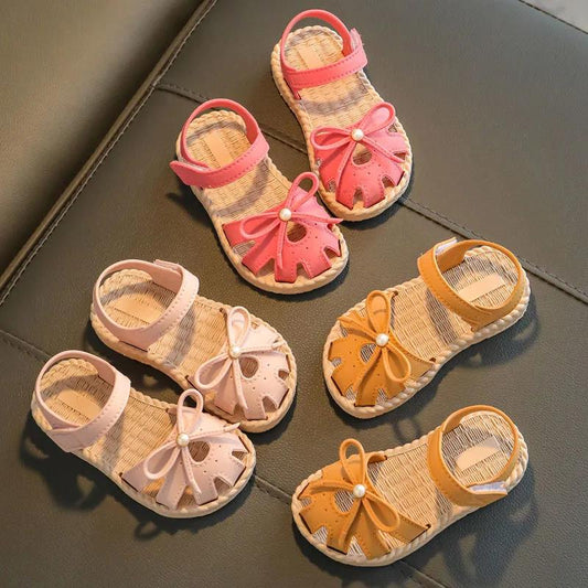 Girls' Sandals 2021 Summer Children's Little Girls Soft-soled Princess Baby Shoes