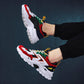 Clunky Shoes for Men Lace Up Thick Sneakers Increase High Anti-slip Casual Sports Shoes for Lovers