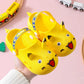 Baby Slippers Girls Boys Summer Soft Sole Solid Color Casual Slipper Anti-slip Cartoon Dual Purpose Sandals Beach Sandals