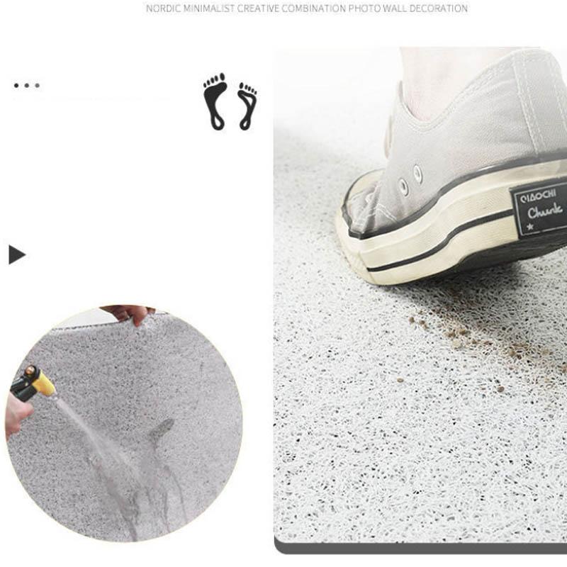 Semi-circular Wire Ring Home Door Household Door Pad Bathroom Kitchen Door Waterproof Sand Mat 50 * 80/60 * 90cm Carpet