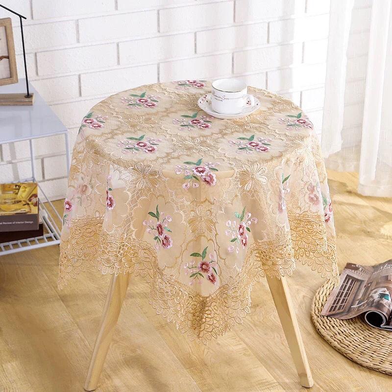 Home Decoration Bedside Table Cover Cloth Table Table Cloth Coffee Table TV Lace Embroidery Cover Towel Table Cloth Multifunctional Cover Cloth